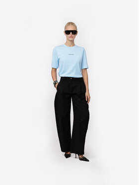 La Mania La Mania T-Shirt LOLA Niebieski Basic Fit