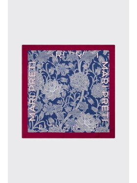 MARI PRETI MARI PRETI Foulard Floral Garden Blu
