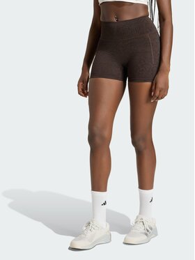 adidas adidas Szorty sportowe 167668 Brązowy Fitted Fit