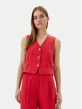 LOLA CASADEMUNT LOLA CASADEMUNT Ülikonna vest LS2502007 Punane Regular Fit