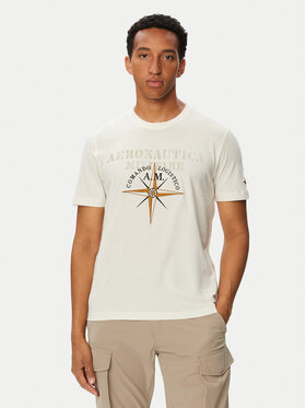 Aeronautica Militare Aeronautica Militare T-Shirt 262TS2582UJ00750 Λευκό Regular Fit