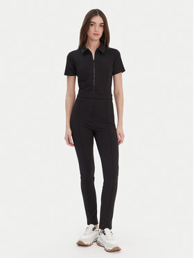 Guess Guess Salopetă V6RD03 KD822 Negru Slim Fit