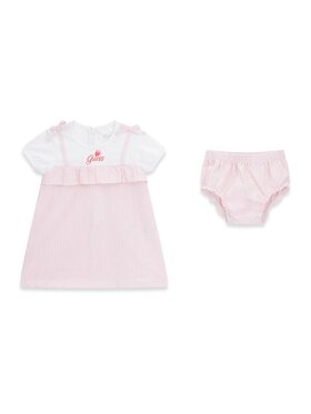 Guess Kids Guess Kids Sukienka codzienna 181282 Biały Classic Fit