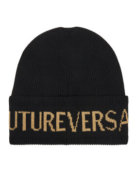 Versace Jeans Couture Шапкa Big Beanie 79YAZK40 Чорний