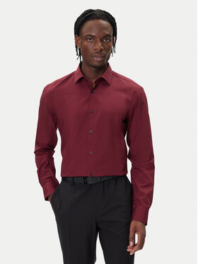 HUGO HUGO Camicia Kenno 50289499 Bordeaux Slim Fit
