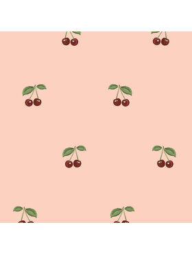 Dekornik Dekornik Tapeta Tapeta wisienki: Little Cherries Różowy