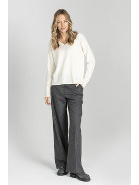 Deni Cler Milano Deni Cler Milano Sweter T-DC-S474-E5-90-10-1 Biały Regular Fit