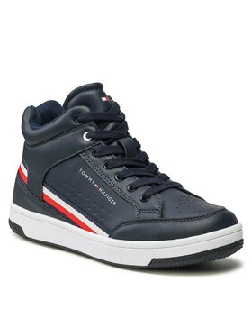 Tommy Hilfiger Tommy Hilfiger Sneakers High Top Lace-Up T3B4-32051-0621 S Bleumarin