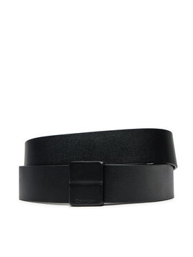 Calvin Klein Calvin Klein Pánský pásek Iconic Plaque 35Mm K50K512320 Černá