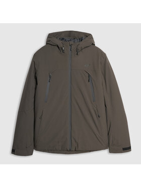 4F 4F Giacca di transizione 4FWAW25TTJAM0883-043S Cachi Regular Fit