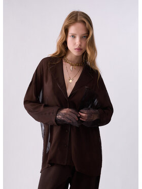 Liu Jo Liu Jo Camicia CF6125T866AX0807 Marrone Loose Fit