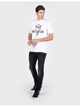 Les Hommes Les Hommes T-Shirt LJT204-700P | Darts Λευκό Regular Fit