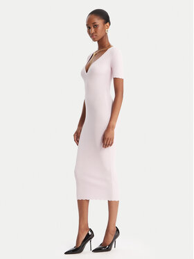 Elisabetta Franchi Elisabetta Franchi Sukienka dzianinowa AM-53S-51E2 Różowy Slim Fit