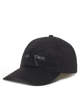 Calvin Klein Calvin Klein Шапка с козирка Large Monologo LV04D5039G Черен