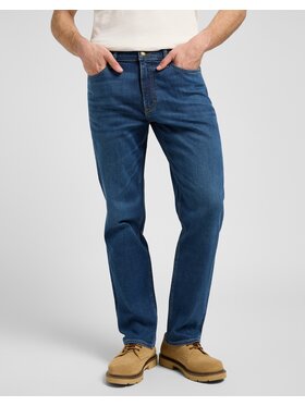 Lee Lee Jeansy WEST Niebieski Straight Leg