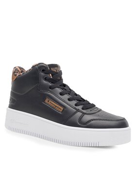 Champion Champion Сникърси Mid Cut Shoe Rebound Plat Mid Animalier S11609-KK001 Черен