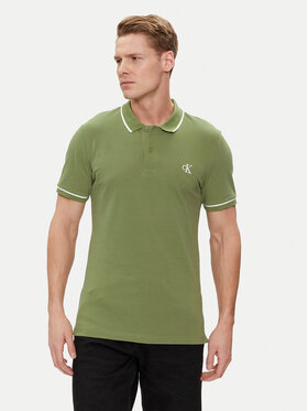 Calvin Klein Jeans Calvin Klein Jeans Tricou polo J30J315603 Verde Slim Fit