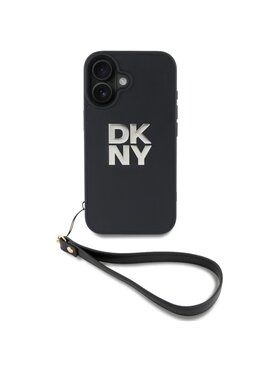 DKNY DKNY Etui na telefon Wrist Strap Stock Logo Czarny