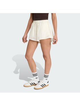 adidas adidas Szorty materiałowe 159070 Biały Loose Fit
