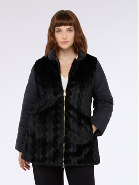 Fiorella Rubino Fiorella Rubino Cappotto invernale F003T001419N033 Nero Regular Fit