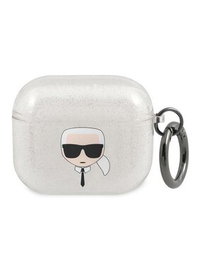 KARL LAGERFELD KARL LAGERFELD Etui na słuchawki AirPods 3 Srebrny