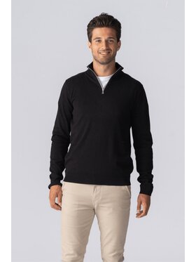 TeeShoppen TeeShoppen Sweter 'Basic Collection' Czarny Regular Fit