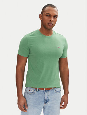 Tommy Jeans Tommy Jeans T-Shirt Jaspe DM0DM20363 Grün Slim Fit