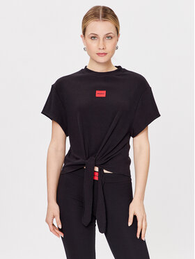 Hugo Hugo T-Shirt 50492189 Černá Relaxed Fit