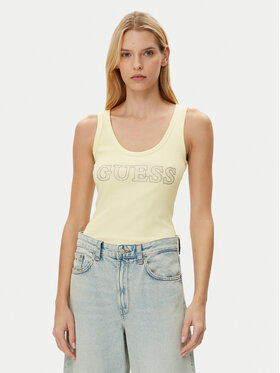 Guess Guess Top W5GP29 KA0H1 Giallo Regular Fit