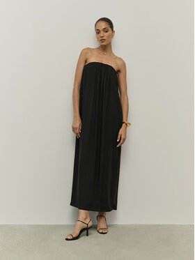 La Mania La Mania Sukienka codzienna FLAVIA Czarny Classic Fit