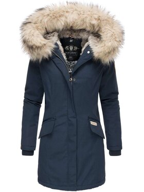 Navahoo Navahoo Kurtka zimowa Cristal Niebieski Casual Fit