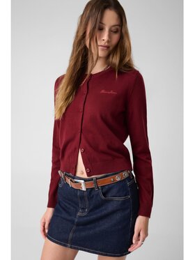 Guess Jeans Guess Jeans Kardigan 184249 Červená Classic Fit