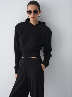 La Mania La Mania Mikina NANA Černá Basic Fit
