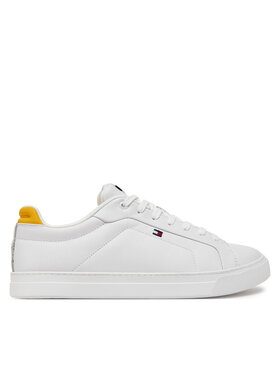Tommy Hilfiger Tommy Hilfiger Sneakers Icon Court Pinperf Lth FM0FM05483 Bianco