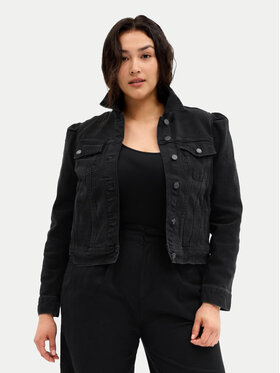 Gap Gap Jeansová bunda 635632-00 Černá Slim Fit