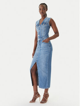 Liu Jo Liu Jo Jeanskleid UA6123 D0309 Blau Regular Fit