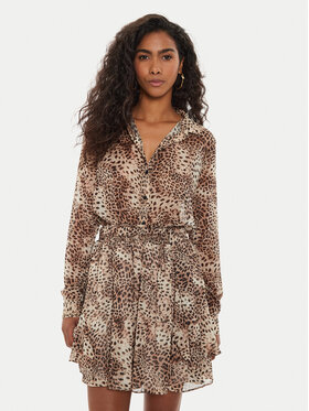 Guess Guess Bluse W4YH65 WDW82 Braun Regular Fit
