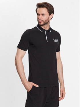 EA7 Emporio Armani EA7 Emporio Armani Polo 3RPF17 PJ03Z 1200 Czarny Regular Fit