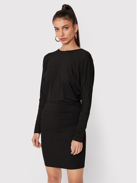 Silvian Heach Silvian Heach Každodenní šaty PGA22394VE Černá Slim Fit