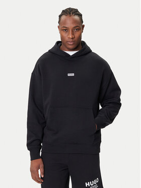 HUGO HUGO Bluză Nazardo 50510724 Negru Loose Fit