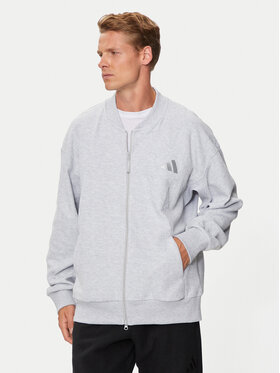adidas adidas Bluza Elevated ALL SZN Terry Loop IY6584 Szary Loose Fit
