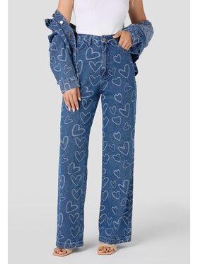 LAURELLA LAURELLA Spodnie damskie Laurella 3VA008842 Granatowy Regular Fit