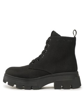 Calvin Klein Jeans Škornji Chunky Combat Laceup Boot Co YW0YW01239 Črna