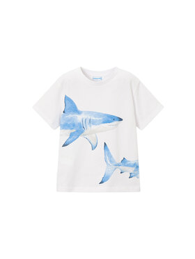 Mayoral Mayoral T-Shirt 3080 Λευκό Regular Fit