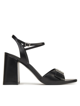 Calvin Klein Calvin Klein Sandale Heel Sandal 85 W/Ck Hw - Lth HW0HW02485 Negru