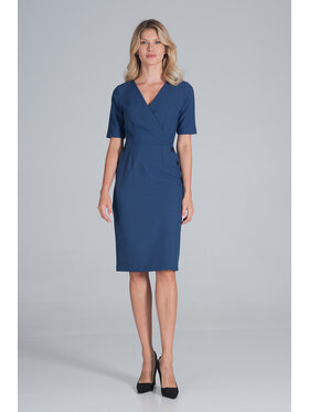 FIGL FIGL Šaty M851 Modrá Regular Fit
