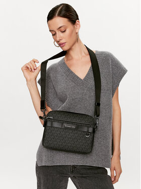 Michael Kors Michael Kors Saszetka Hudson 33F3LHDC5B Czarny