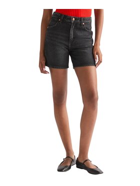 Wrangler Wrangler Szorty jeansowe 112378212 Czarny Regular Fit