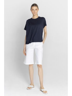 Deni Cler Milano Deni Cler Milano T-Shirt T-DC-T210-F2-46-58-1 Granatowy Regular Fit