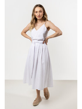 Awama Awama Spódnica A723 Biały Basic Fit